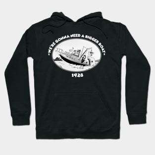 Shark Boat Willie Hoodie